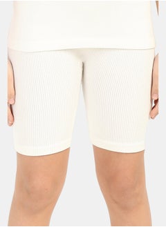 Carina Girly Ribbed Cycling Shorts  - Image 1