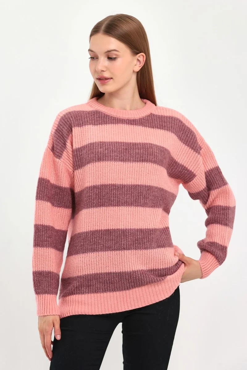 الكسندر جاردي Crew Neck Knitted Sweater (B23-5803)