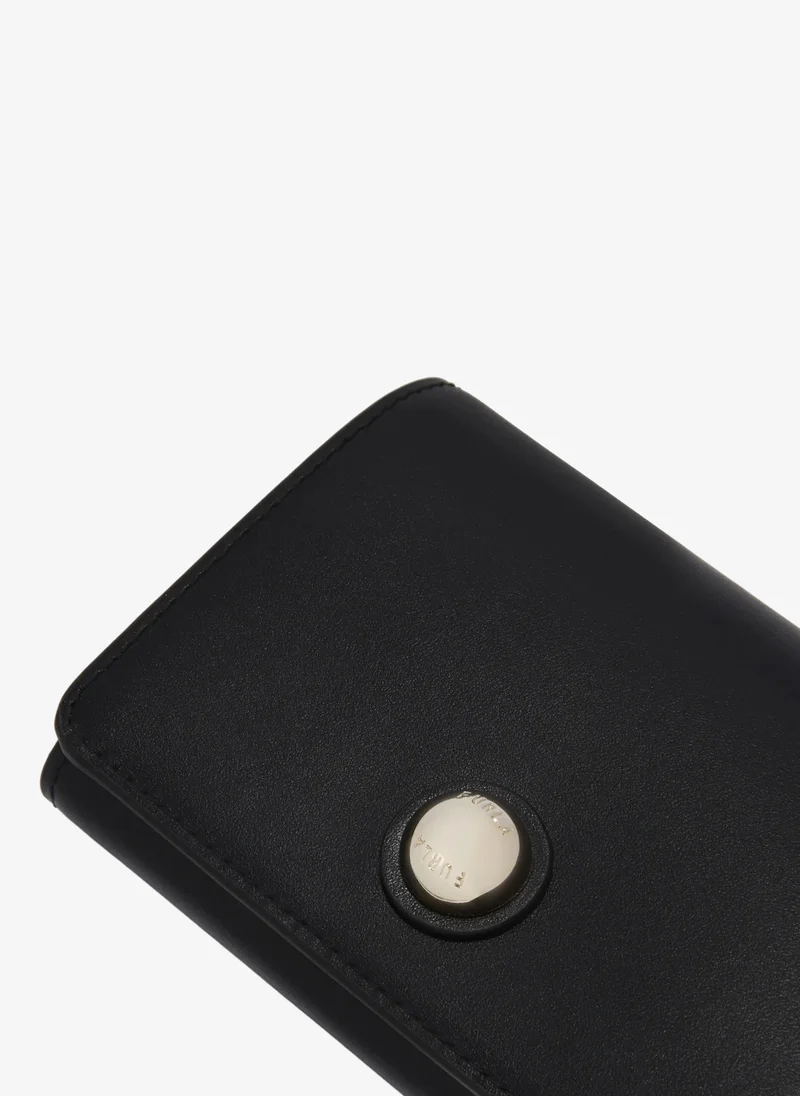 Furla Black Sfera Nero O6 Compact Wallet - Medium for Women | Best Price UAE