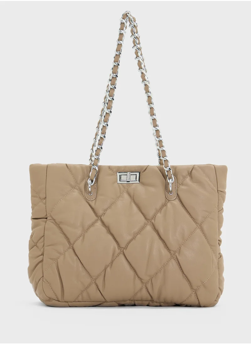 ايلا Quilted Ladies Tote Bag