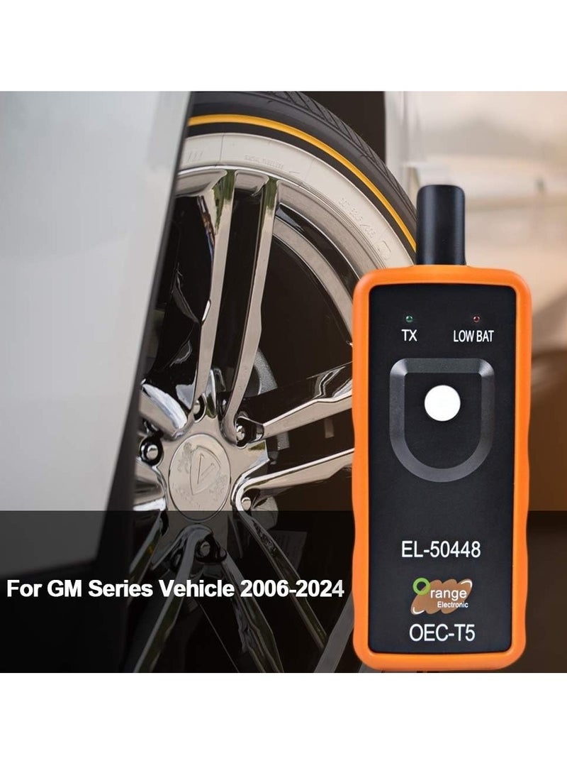 Sharpdocar - Tire Pressure Monitor Sensor TPMS Activation Tool  EL-50448 Orange TPMS OEC-T5, GM TPMS Relearn Reset Sensor Activation Tool, Tire Pressure Monitor TPM TPS Relearn Tool for GM Series Vehicle - Image 1
