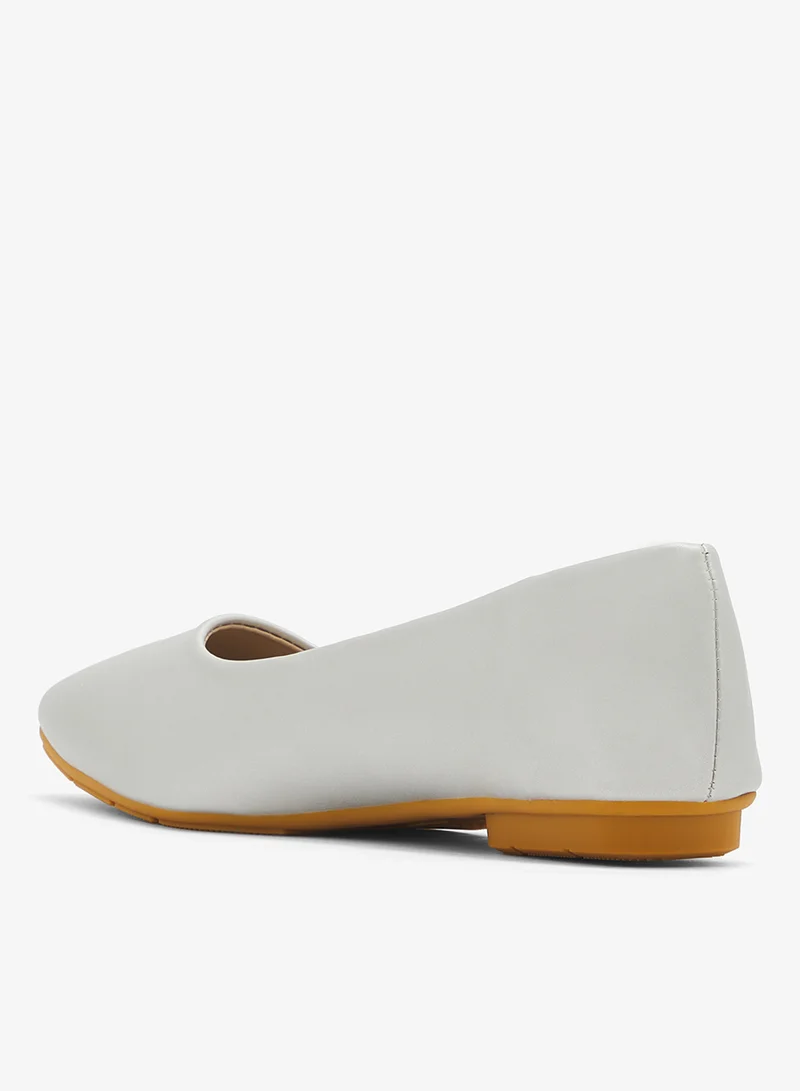 جينجر Metallic Foldable Ballet Flats