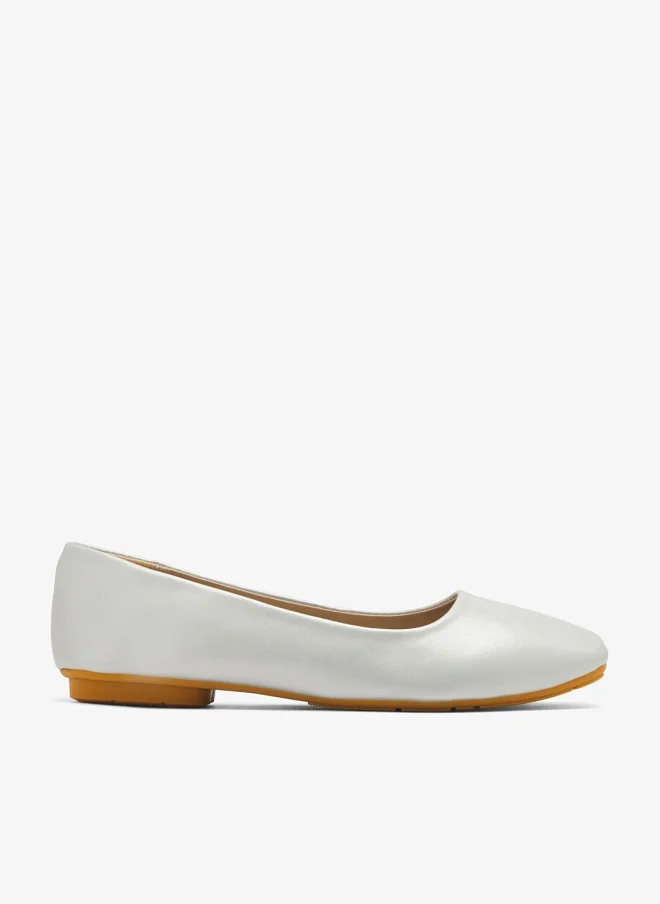 Ginger Metallic Foldable Ballet Flats