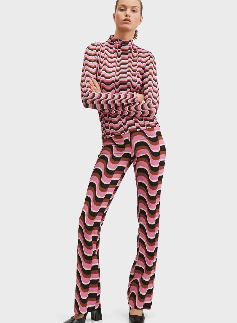 MANGO High Neck Printed T-Shirt - Image 4