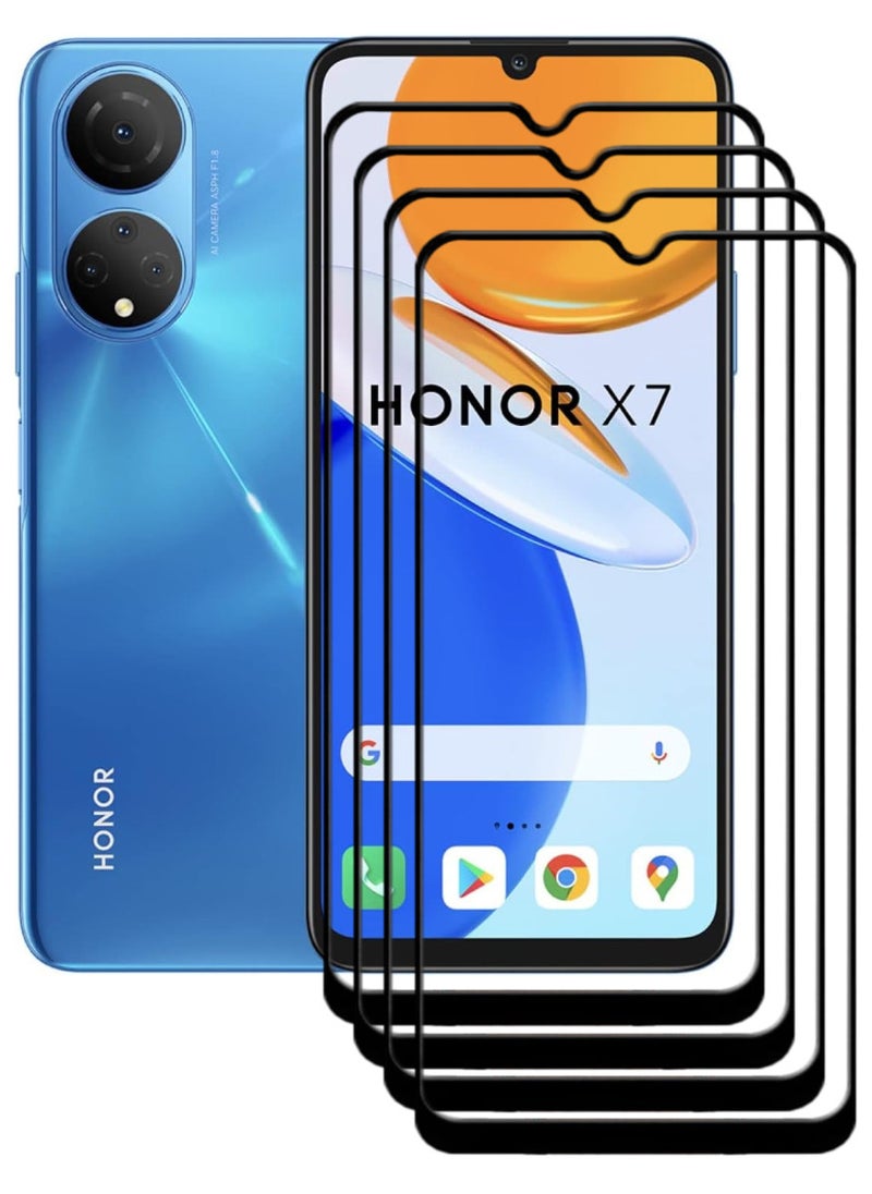 ACLIX 4 Pieces Antistatic ESD Dustproof Premium Quality High Definition Tempered Glass Screen Protector Designed For Honor X7 - Image 1
