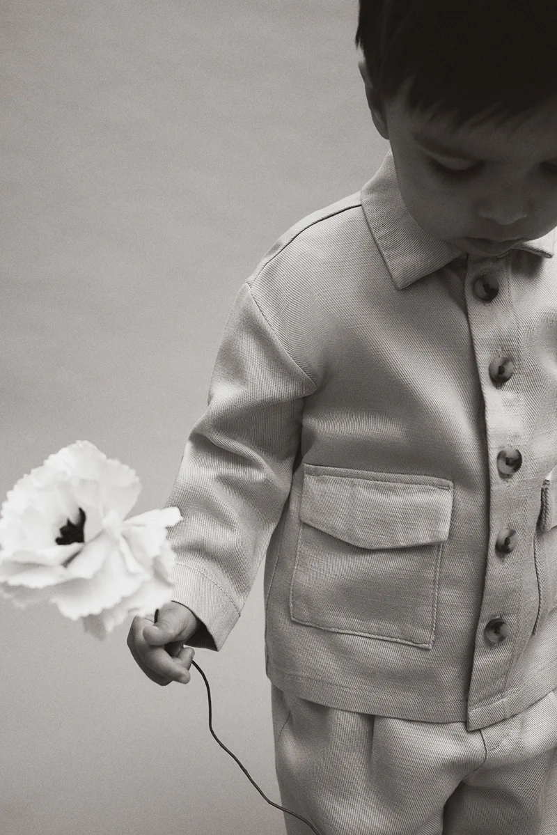 H&M 2-piece overshirt and trousers set