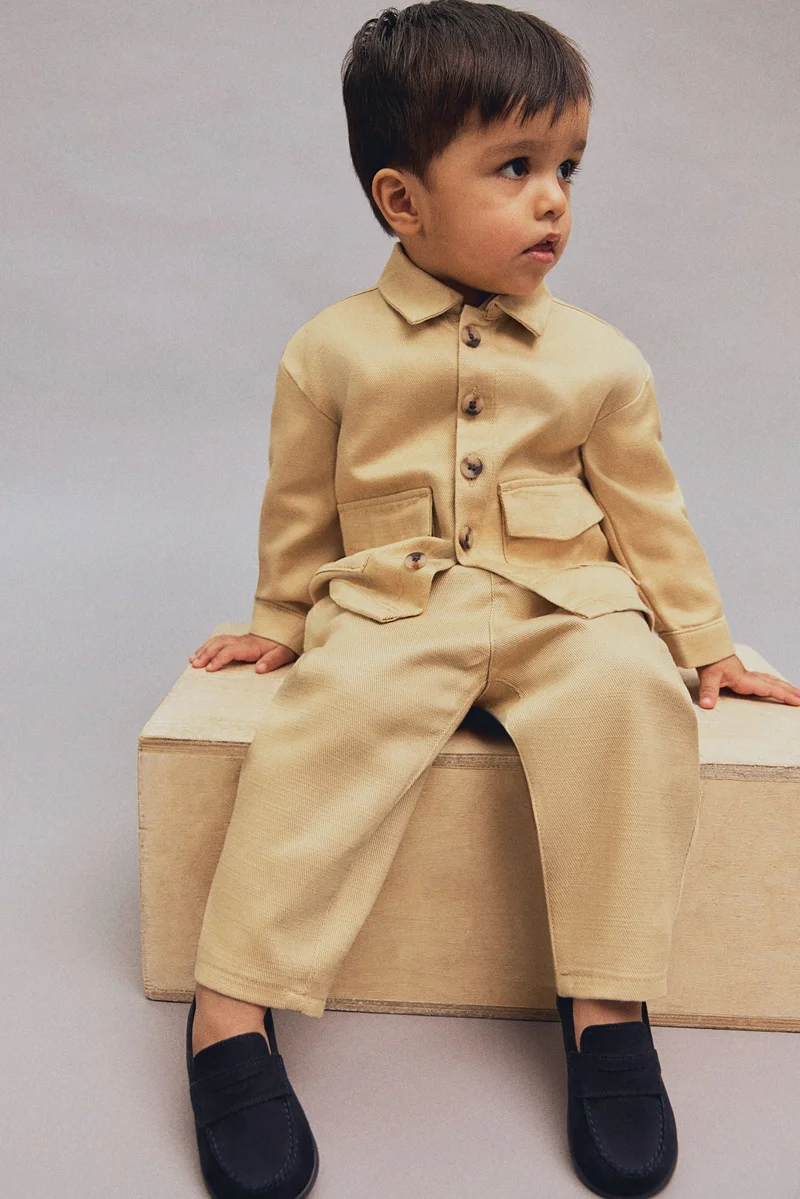 H&M 2-piece overshirt and trousers set