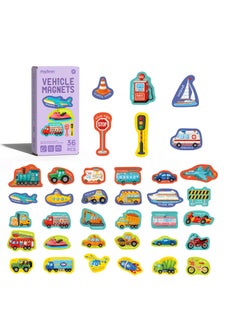 Fridge Magnets for Kids Vehicles Magnets Magnetic letters and numbers for toddlers Learning & Educational Magnet Toys for 3 Year Old Toddlers Baby Magnets for Kids on Fridge