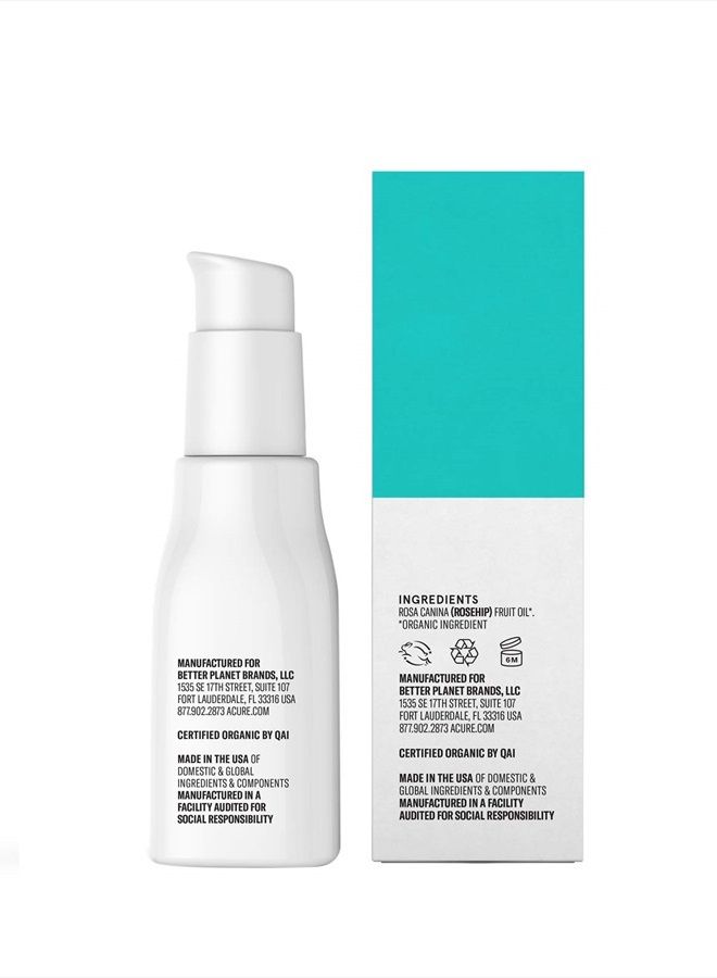 Acure ACURE The Essentials Rosehip Oil | 100% Vegan | Versatile - For Any Skin & Hair Care Regimen | Pure, Cold Pressed & Rich in Essential Fatty Acids | For All Skin Types | 1 Fl Oz - Image 3
