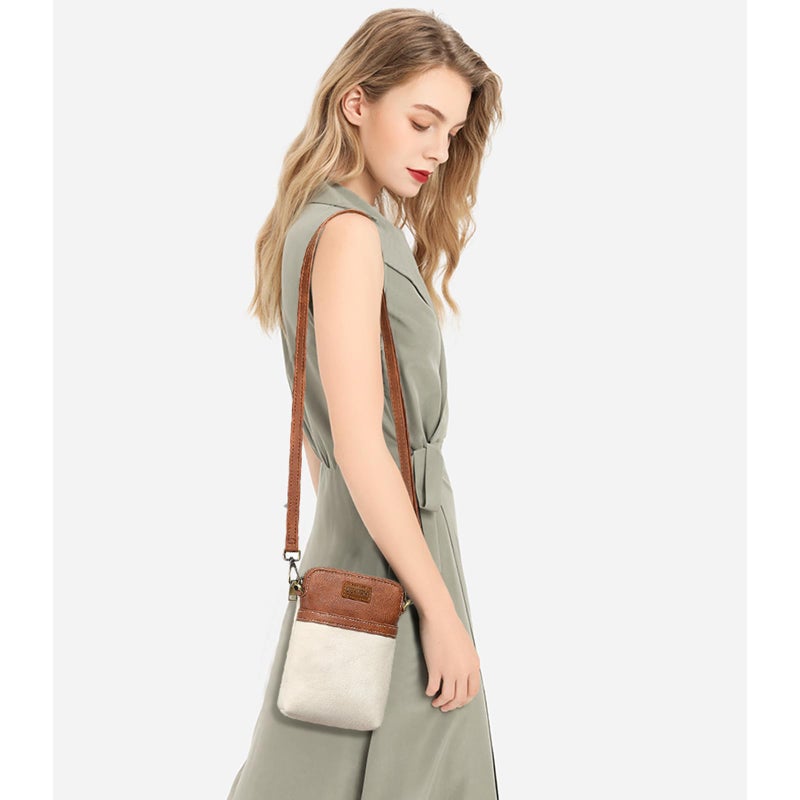 SENDEFN Cell Phone Crossbody Purse Vegan Leather Small Crossbody Bag for Women with Adjustable Strap - Image 2