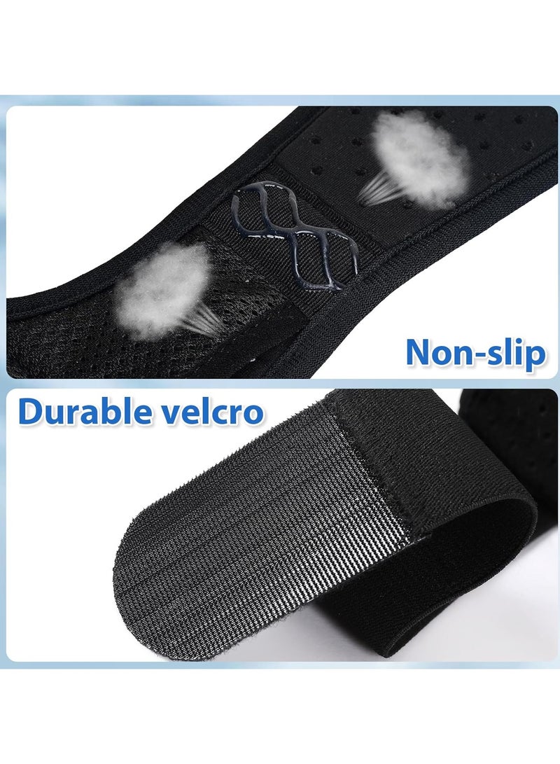 Hernia Belt for Men Hernia Support Truss for Single/Double Inguinal or Sports Hernia, Adjustable Waist Strap with 2 Removable Compression Pads Breathable Material (M Size) - Image 5