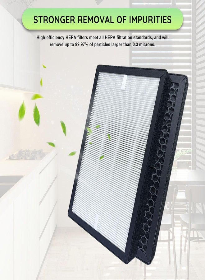 LEVANLIGHT GL-FS32 Replacement Filter Compatible with MOOKA/KOIOS GL-FS32 and Azeus GL-FS32 Air Purifier, 3-in-1 Filter of H13 True HEPA Replacement Filter, Activated Carbon and Fine Pre-Filter, 2 Packs - Image 4