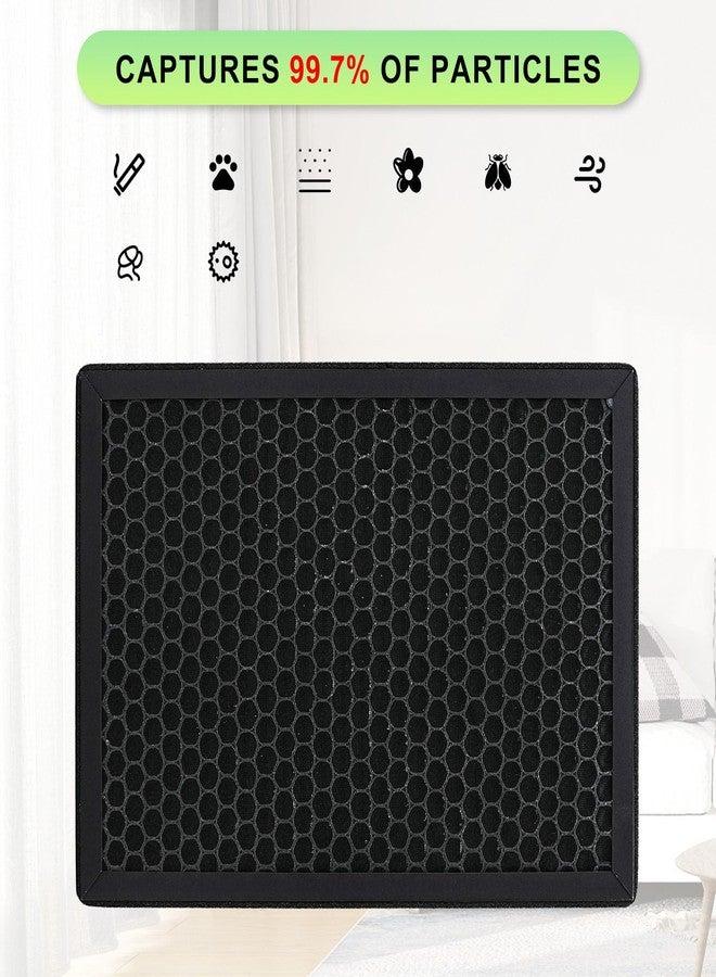 LEVANLIGHT GL-FS32 Replacement Filter Compatible with MOOKA/KOIOS GL-FS32 and Azeus GL-FS32 Air Purifier, 3-in-1 Filter of H13 True HEPA Replacement Filter, Activated Carbon and Fine Pre-Filter, 2 Packs - Image 5