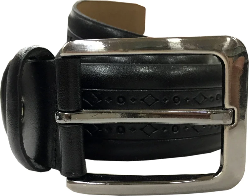 Varetta Black Men's Leather Belt