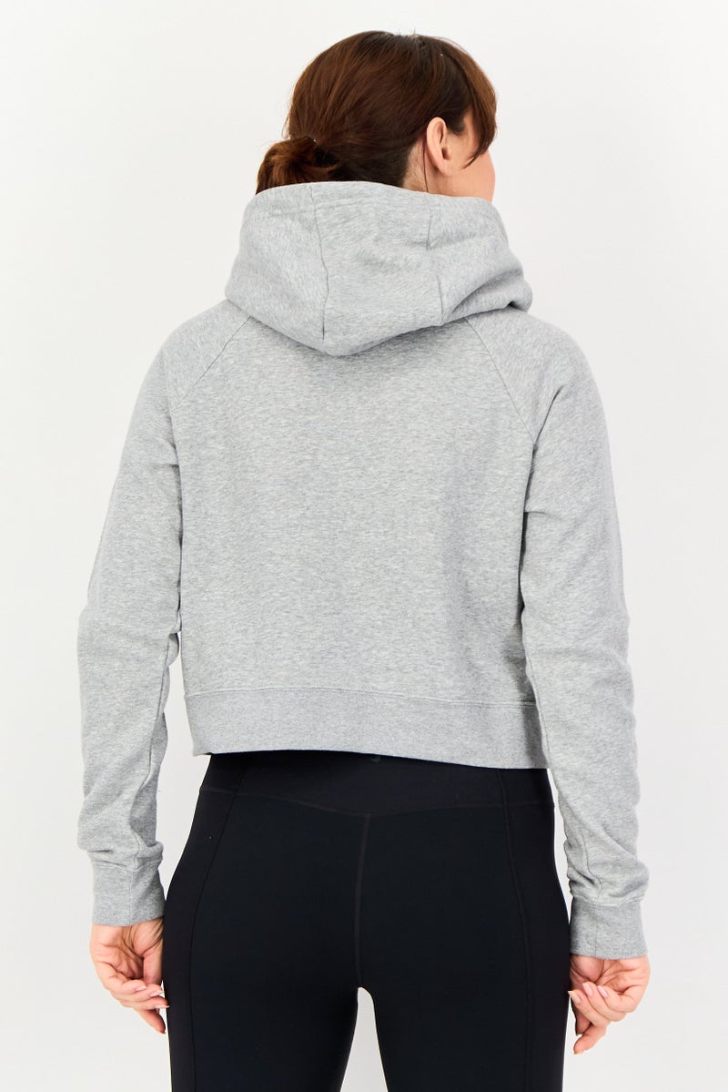 Nike Women Sportswear Fit Long Sleeve Outdoor Hoodie, Grey - Image 3