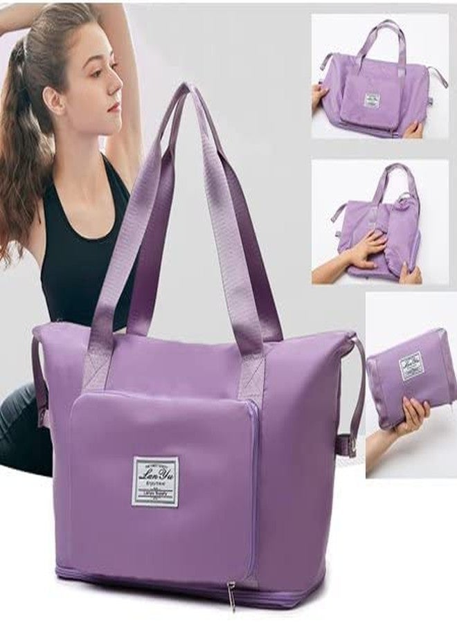 Salepush Travel Foldable Hand Bag Large Capacity Folding Travel Bag, Travel Lightweight Waterproof Carry Duffel Luggage Bag Multipurpose Sport Duffle for Men and Women - Image 3