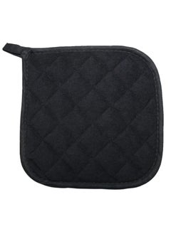 sokany 5 PCS Pot Holders for Kitchen, Cotton Potholers with Great Heat Resistance, Hot Pads, Trivets for Cooking and Baking (Black)  - Image 2