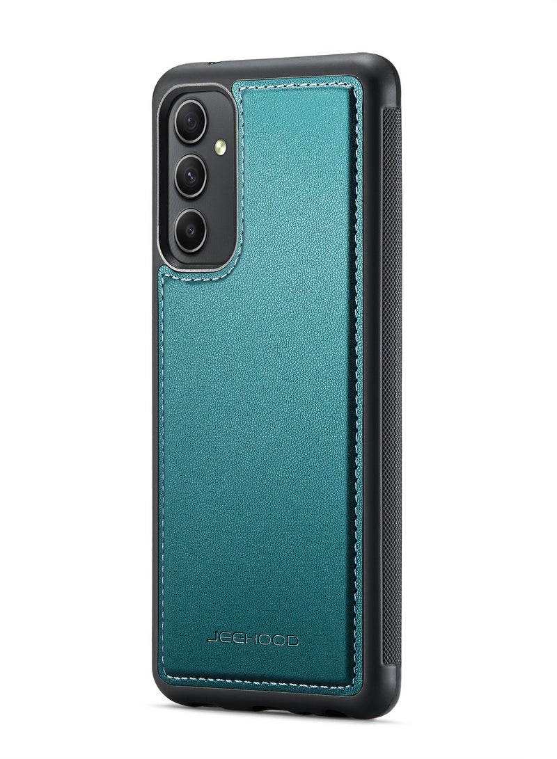 JEEHOOD CaseMe Phone Case Compatible with Samsung Galaxy A54 5G Luxury PU Leather Back Cover Cover Compatible with Samsung Galaxy A54 5G - Green - Image 1