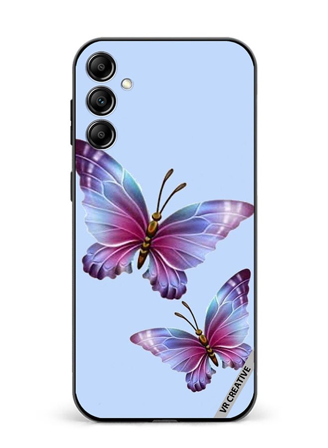 VR CREATIVE Protective Case Cover For Samsung Galaxy A14 5G/A14 Butterflies Design Multicolour - Image 1