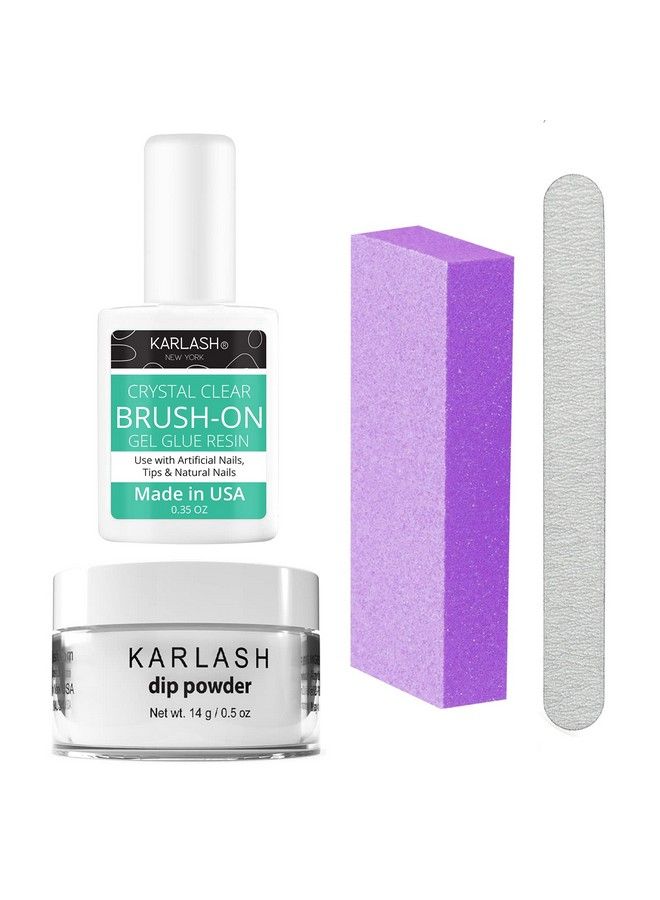 Karlash Nail Repair Kit For Broken Cracked Split Nails. Emergency Easy Quick Fix (Crystal Clear) - Image 1