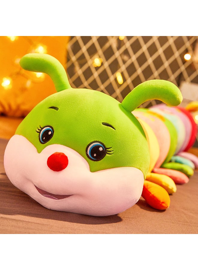 Doll Caterpillar Plush Toy Creative Long Sleeping Pillow Large Doll Birthday Gift-Color:Caterpillar【pamper You Style】-Height:130cm 【1.9kg】 - Image 2
