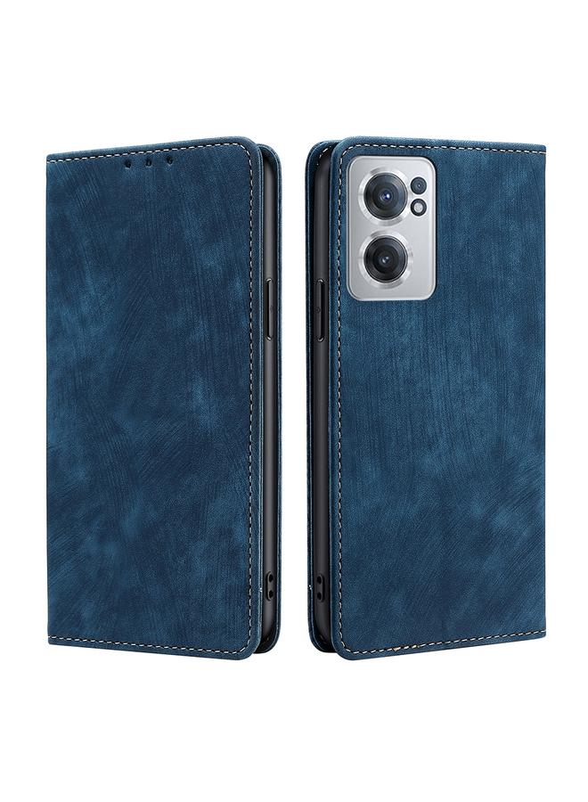 S-TOP Case For OnePlus Nord CE 2 5G RFID Anti-theft Brush Magnetic Leather Phone Case - Image 1