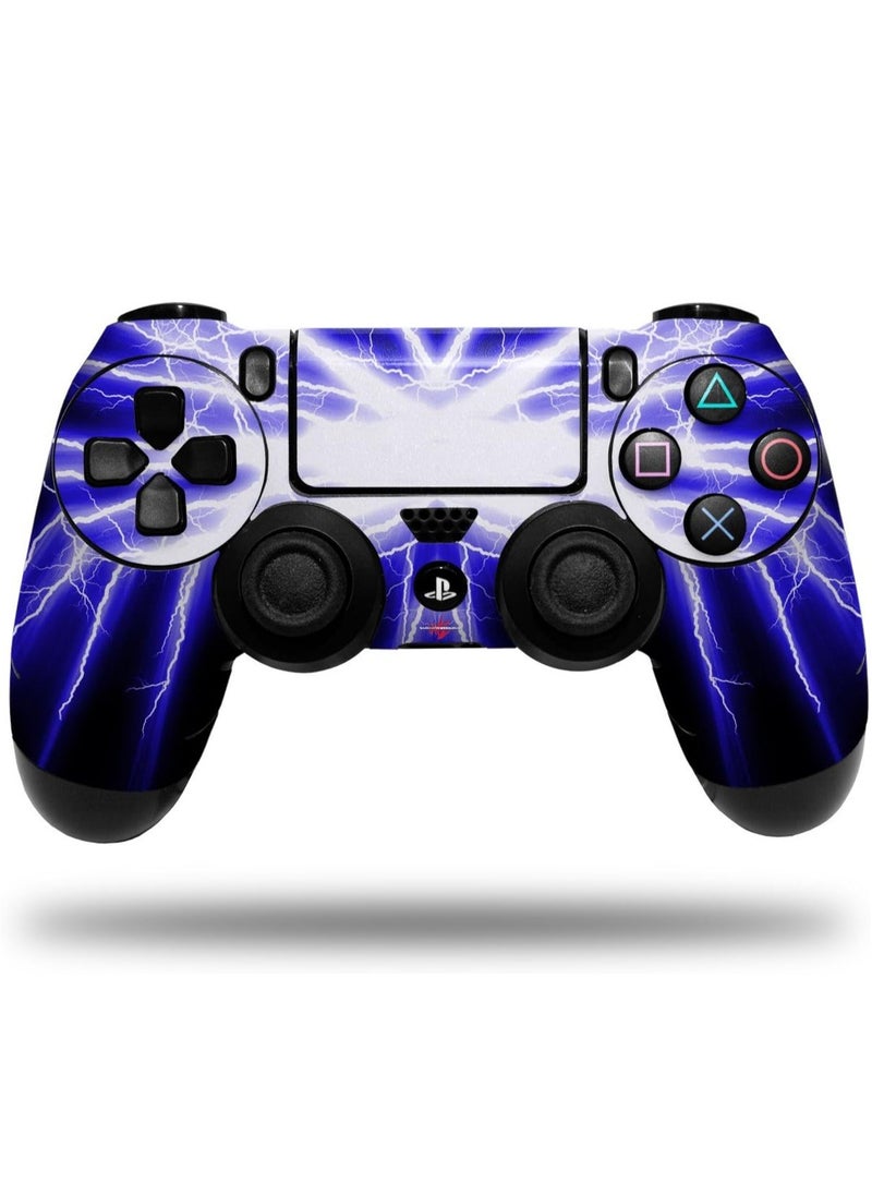 LIXES Wireless DualShock 4 Controller for PS4 - Vibration Feedback, Motion Sensors, Touchpad, Light Bar, Share Button & Speaker for Ultimate Gaming Experience (Blue)  - Image 1