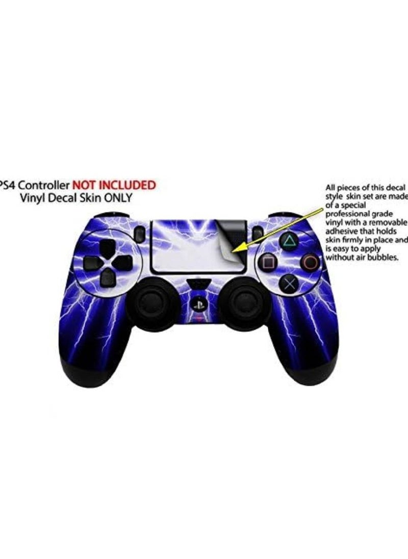 LIXES Wireless DualShock 4 Controller for PS4 - Vibration Feedback, Motion Sensors, Touchpad, Light Bar, Share Button & Speaker for Ultimate Gaming Experience (Blue)  - Image 2