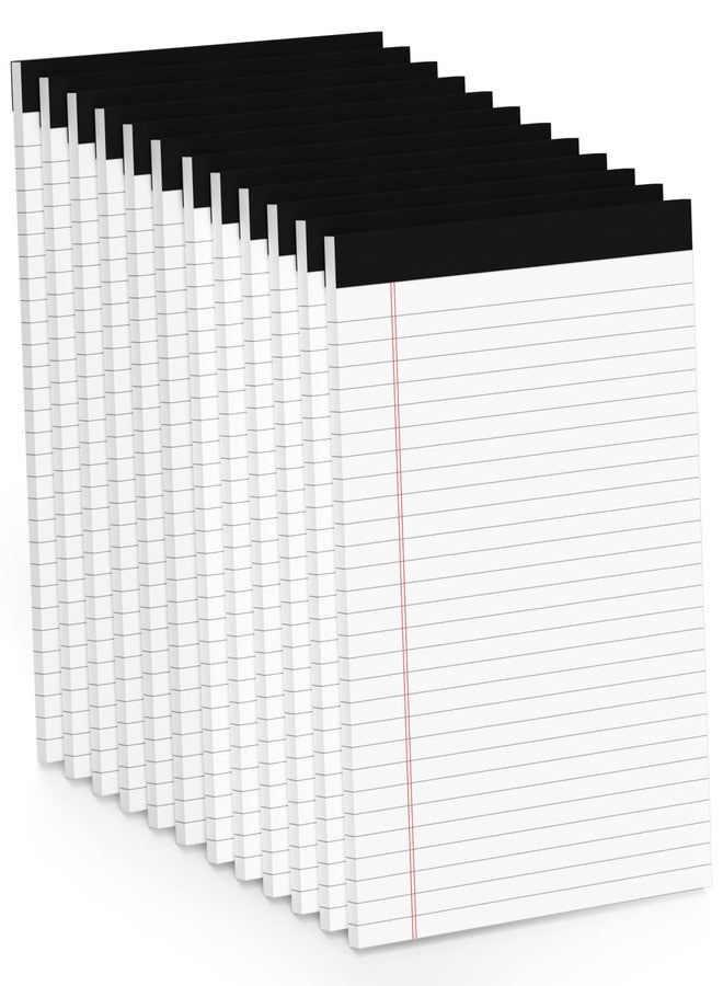 Aidunmis 12 Pack Note Pads 8.5 x 11 White Legal Pads 8.5 x 11 Wide Ruled Lined Writing Pads Legal Notepads Legal Ruled White Lined Paper Pads 8.5 x 11 Inch 30 Sheets Per Writing Pad for School, Office, Home - Image 1
