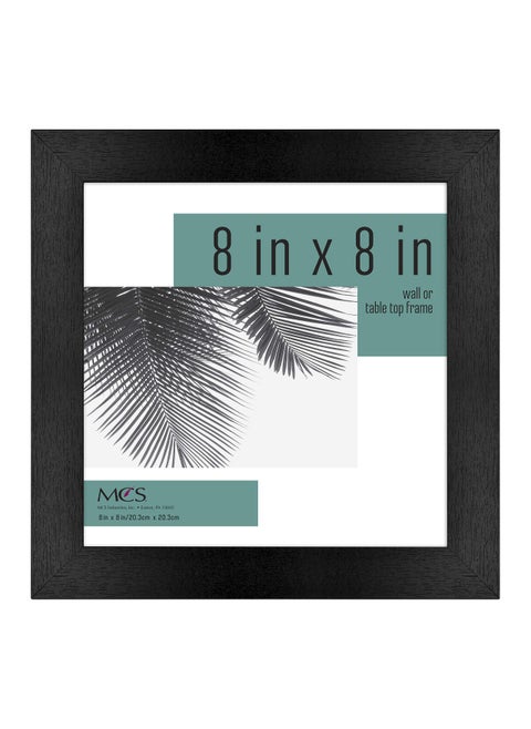MCS Studio Gallery Frame  Black Woodgrain  8 x 8 in   Single