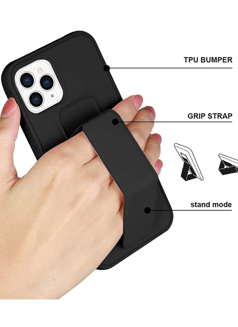 Raxoom Case for iPhone 14 Pro, Back Stand Case with Magnet Holder Hand Grip Magnetic Car Mount Anti Scratch Shockproof Cover Case for iPhone 14 Pro (iPhone 14 Pro, Black) - Image 2