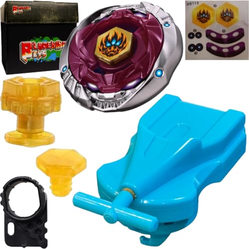 BLADEKING BEYS BB118 Phantam Orian' B:D + 1 Way String Launcher (Right Spin) + Toy Storage Box - Image 1