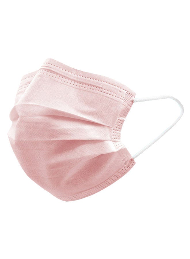 NIBEMINENT 50-Piece Disposable Non-Woven 3-Layer Sanitary Mask Set