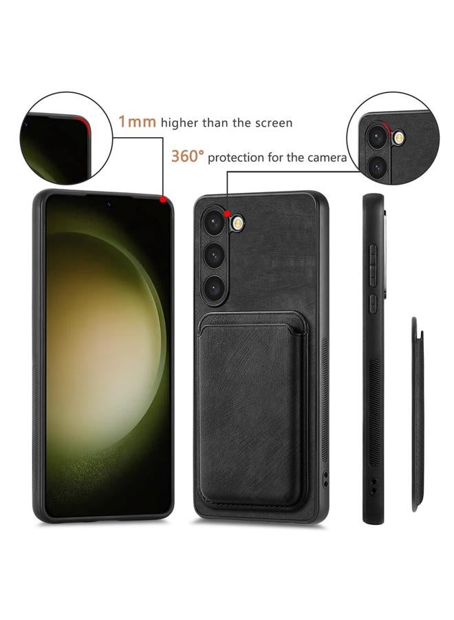 اس-توب جراب لهاتف Samsung Galaxy S23+ 5G جراب بطاقة جلدي عتيق جراب هاتف مغناطيسي - Image 4