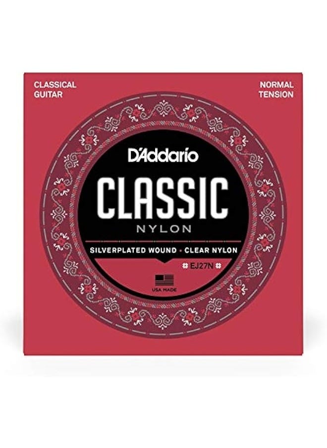 D'Addario EJ27N Student Nylon Classical Guitar Strings, Normal Tension  - Image 2