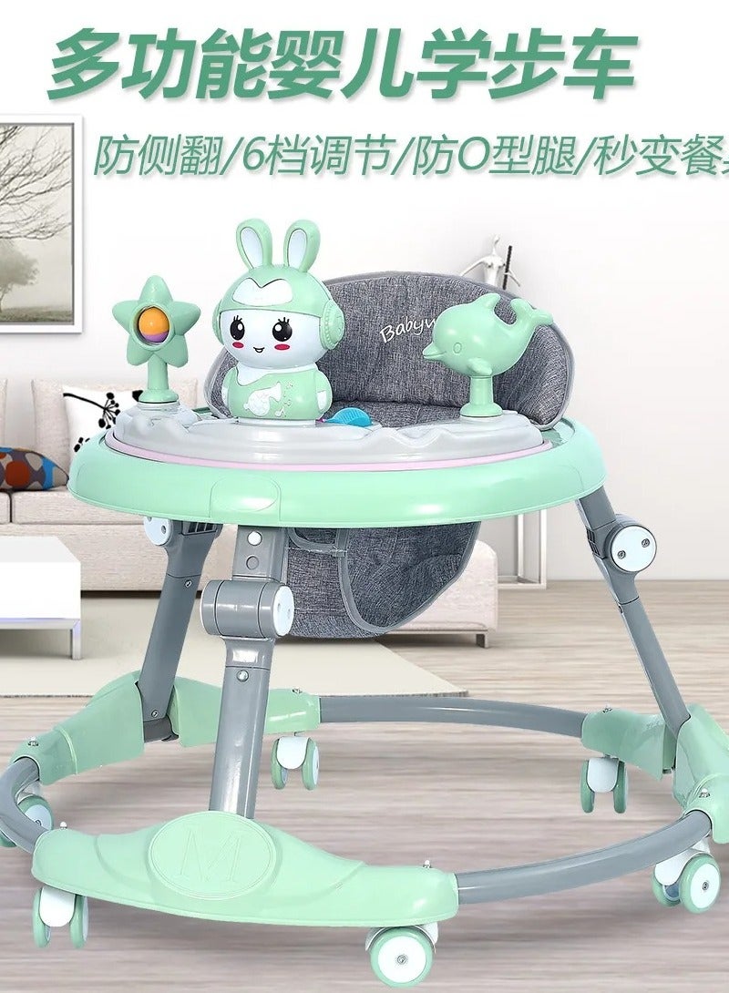 Baby walker for Babies Anti-o-leg Multi-function Anti-rollover Baby Walker wheels and Seat Music Push Walker Stroller - Image 1
