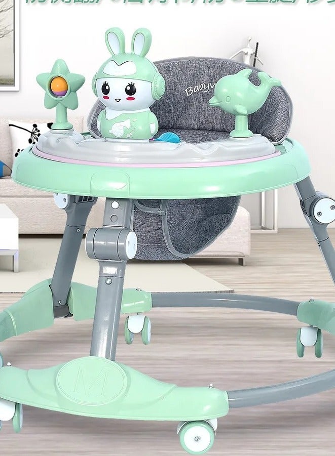 Baby walker for Babies Anti-o-leg Multi-function Anti-rollover Baby Walker wheels and Seat Music Push Walker Stroller - Image 2