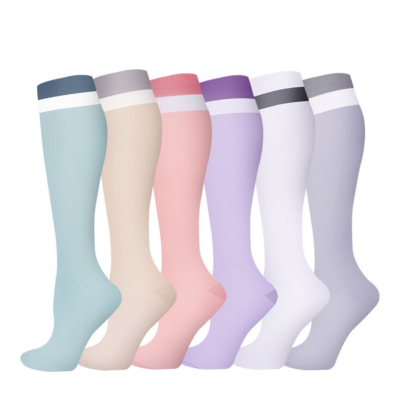 Combination Suit Compression Socks Sports Long Tube Yoga Socks Stretch Shaping Leg Socks Sale Calf - Image 5