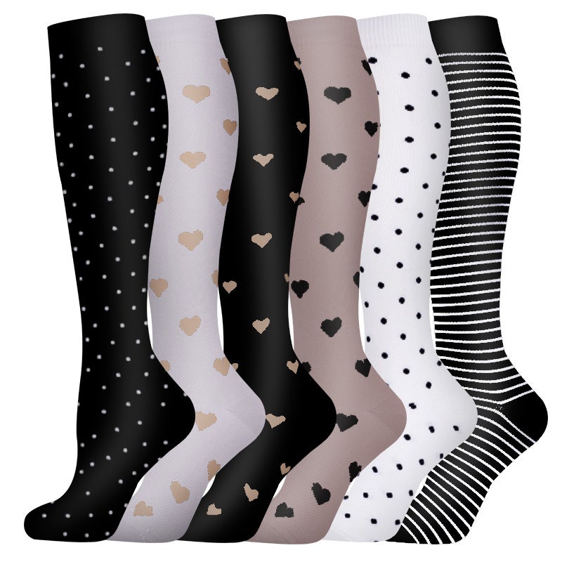 Combination Suit Compression Socks Sports Long Tube Yoga Socks Stretch Shaping Leg Socks Sale Calf - Image 2
