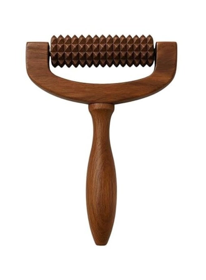 Flavoma Wooden Full Body Massage Roller | Acupressure Roller Massage | Hand-Held Stress Relief Tool | Manual Massager | Massage Roller for Back, Neck, Shoulders & Legs, Large Foot Massager for Pain Relief - Image 1
