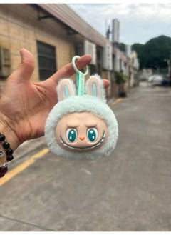 Generic Generation Vinyl Plush Head Small Pendant Second Generation Cloth Key Chain Ugly Cute Doll-Specification:.second Generation Mint Green-Color:Pendant Is About 11cm  - Image 1