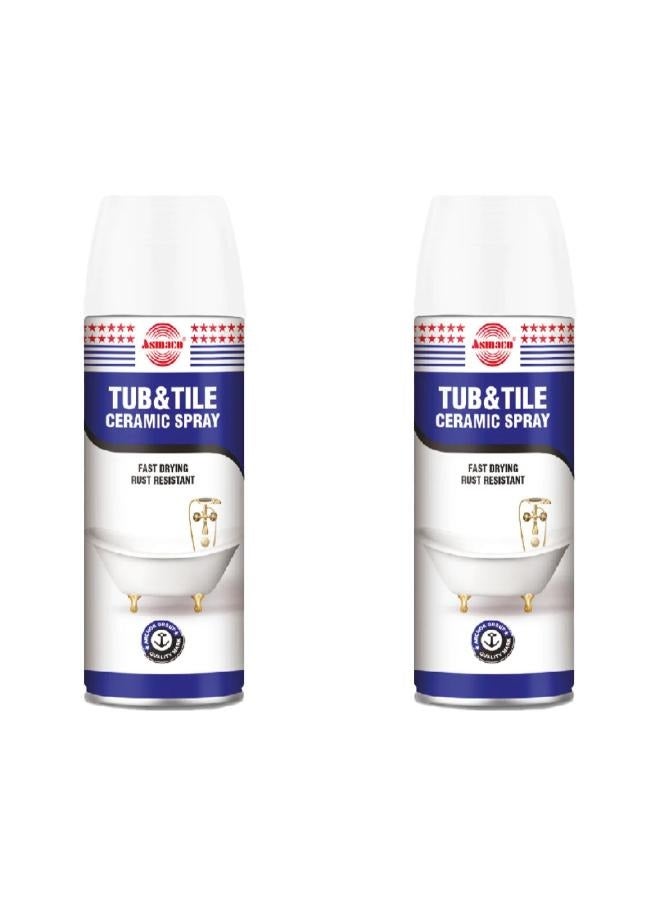 اسماكو بخاخ سيراميك للأحواض والبلاط من اسماكو - 400 مل - مجموعة من 02