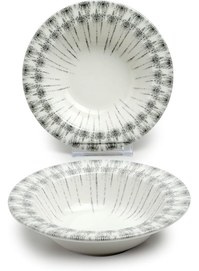 EDESSA وعاء دائري من البورسلين الكوني - 20 سم - وعاء أنيق ووظيفي للتقديم والطعام - Image 1