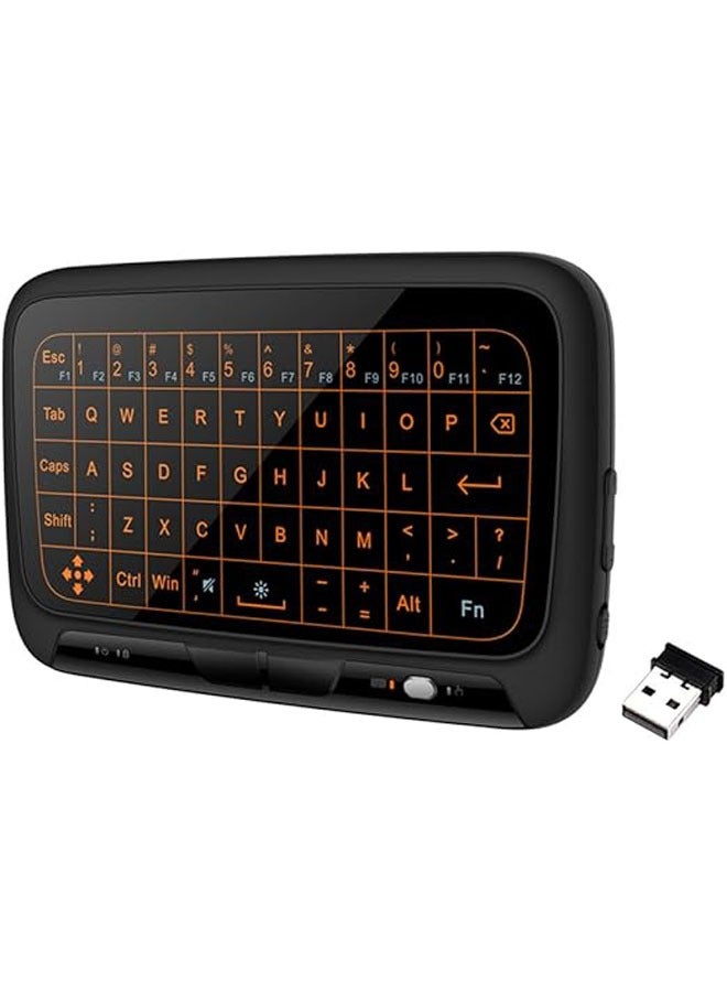 General 2.4GHz Wireless Keyboard Full Touchpad Backlit Keyboard Remote Control with Large Touchpad for Smart TV, Android TV, Box Computer, Laptop  - Image 1