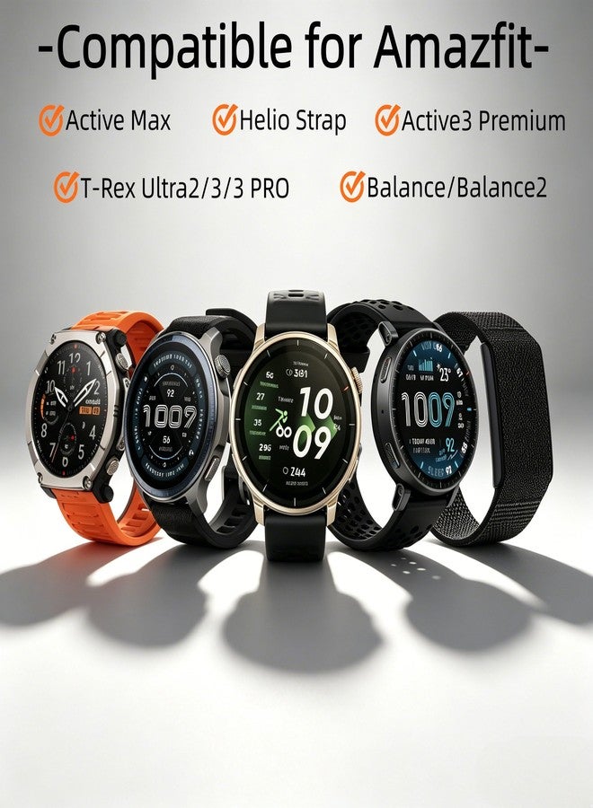 BLIKEJIN كابل شحن BLIKEJIN لأجهزة Amazfit Active3 Premium و T-Rex Ultra2/3/3 PRO و Active Max و Helio Strap و Balance/Balance2 (عبوة من كابلين USB-A إلى USB-A) - Image 2