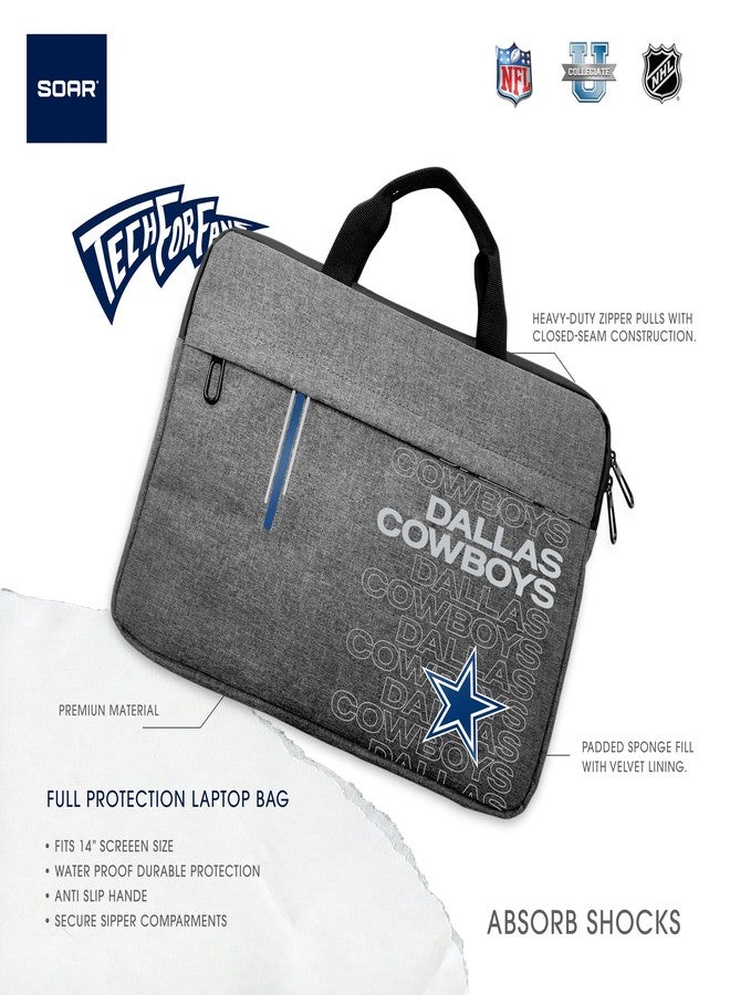 SOAR NFL 13 Inch Laptop Case, Dallas Cowboys - Image 5