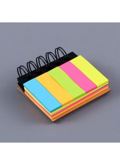 Sweet seven Spiral Sticky Note Pad - Pocket Size with Assorted Primary Colors - 250 Sheets: Sticky Notes + Color Strips Set  - Image 2