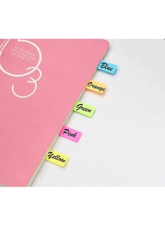 Sweet seven Spiral Sticky Note Pad - Pocket Size with Assorted Primary Colors - 250 Sheets: Sticky Notes + Color Strips Set  - Image 5