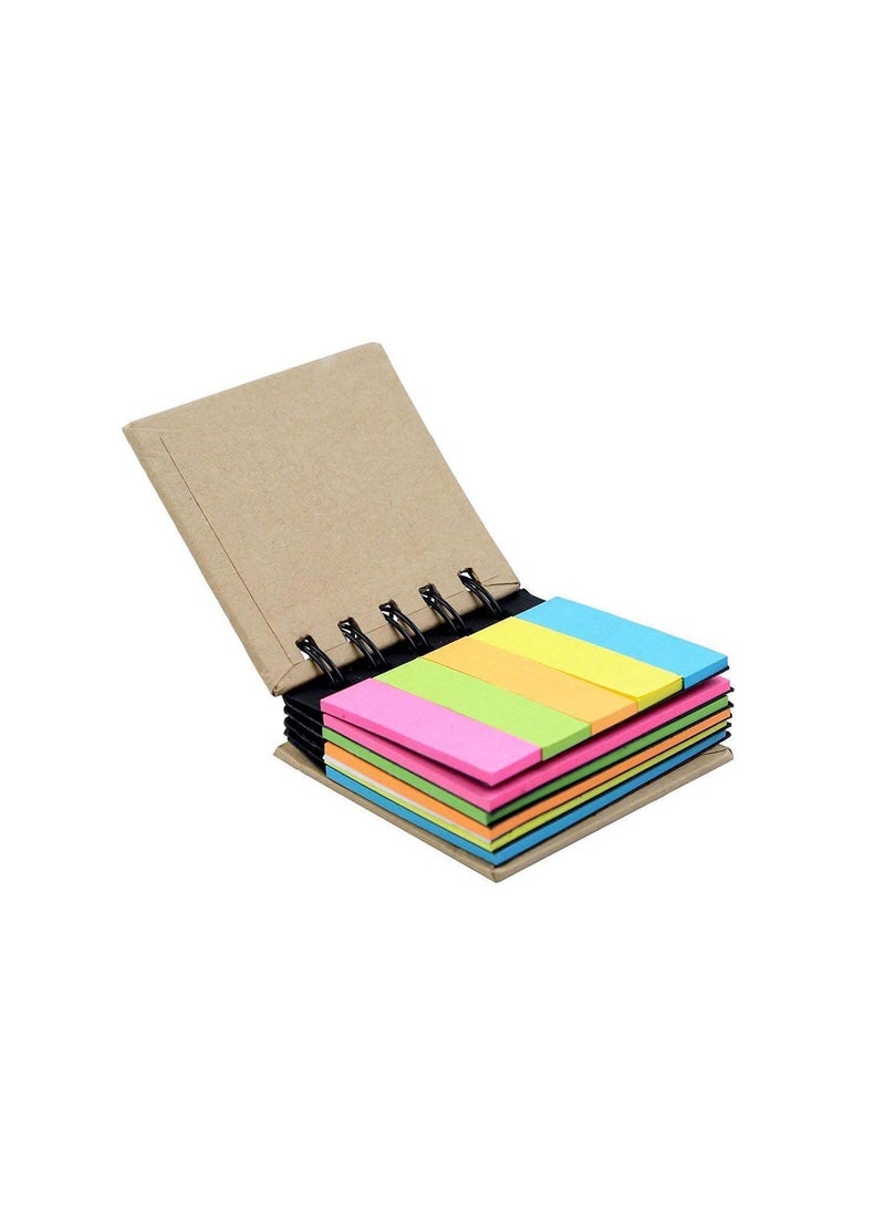 Spiral Sticky Note Pad - Pocket Size with Assorted Primary Colors - 250 Sheets: Sticky Notes + Color Strips Set - pzsku/Z93F660F3F0752150EC89Z/45/_/1700798582/46e86156-f4f7-48c7-a60e-843cd7c88a44