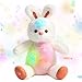 Cuteoy Musical Plush Bunny Stuffed Animal Glowing LED Lightup Nightlight Toys Singing Lullabies Birthday Christmas Plushies Rabbit Gifts for Kids Boys Girls13 - Image 2
